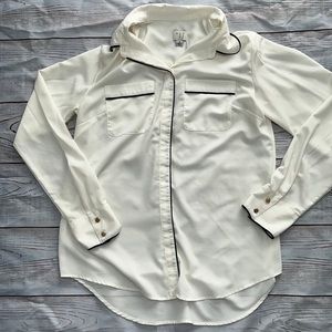 A New Day Long Sleeve Collared Blouse Women’s Medium